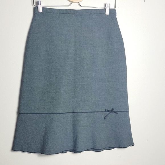 🌟Host Pick 🌟 Vintage NWT Laura Petites Grey Skirt Sz 4 - Picture 1 of 12